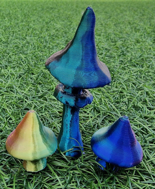 Set of 3 Toadstools